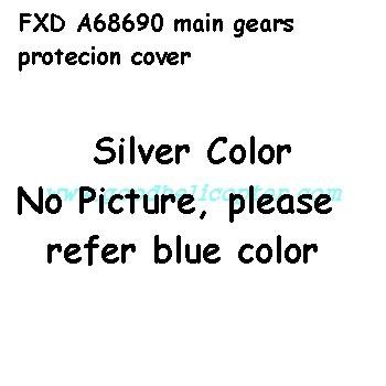 fxd-a68690 helicopter parts main motor protection cover (silver color) - Click Image to Close